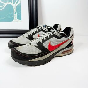 Nike Air Max+ Running Shoes - Men's Size 11.5 - Grey, Black, & Red